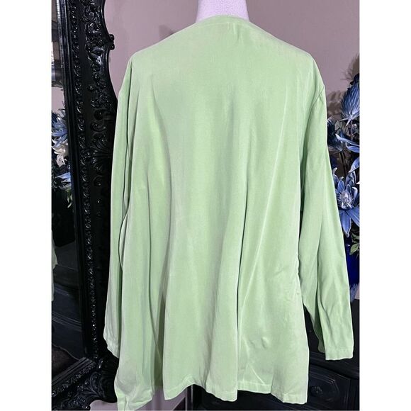 David Dart NWT Plus Size Shirt Set 3/4 Sleeve Button Up & Tank Top Size 2X - Picture 2 of 4